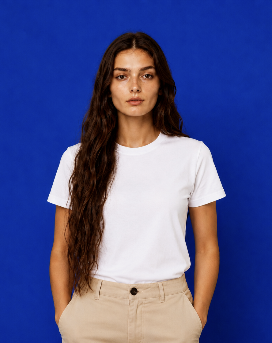 Digital fashion model Lara (RD-007) — Female 25-35 Alternative, Vintage look by Rockstars Digitals