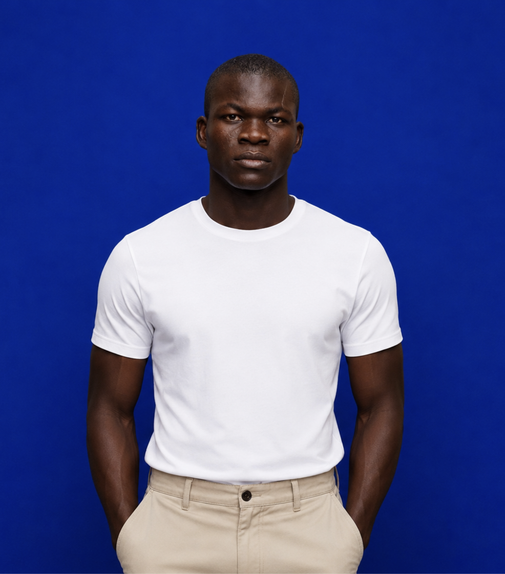 Digital fashion model Claude (RD-008) — Male 25-35 High Fashion, Couture look by Rockstars Digitals