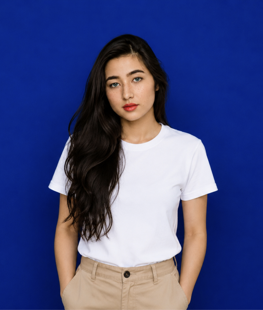 Digital fashion model Sabina (RD-018) — Female 18-25 Sportswear, Vintage look by Rockstars Digitals