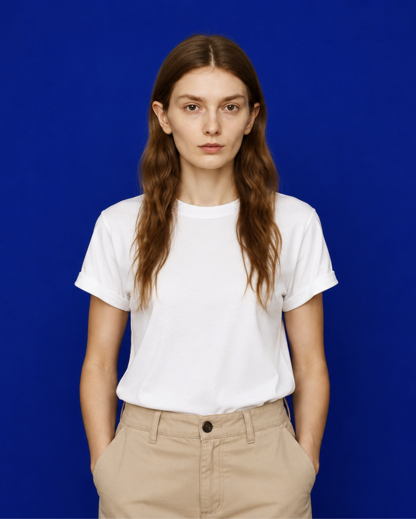 Digital fashion model Elli (RD-019) — Female 25-35 High Fashion, Couture look by Rockstars Digitals
