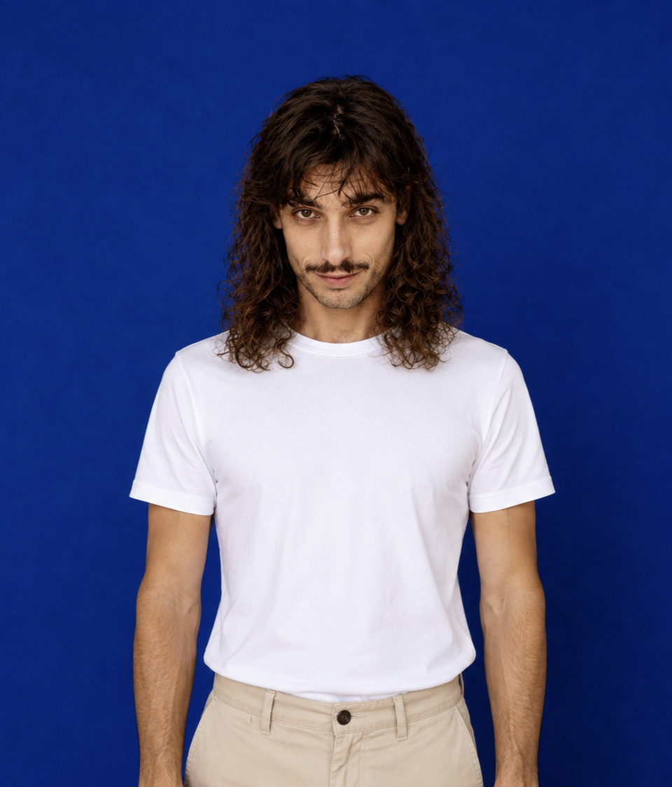Digital fashion model Jovi (RD-023) — Male 25-35 Streetwear, Alternative look by Rockstars Digitals
